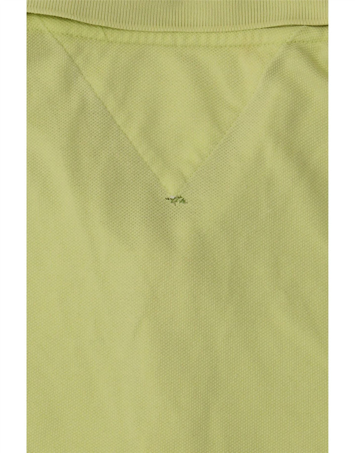 TOMMY HILFIGER Mens Regular Fit Polo Shirt Medium Green Vintage Tommy Hilfiger and Second-Hand Tommy Hilfiger from Messina Hembry 