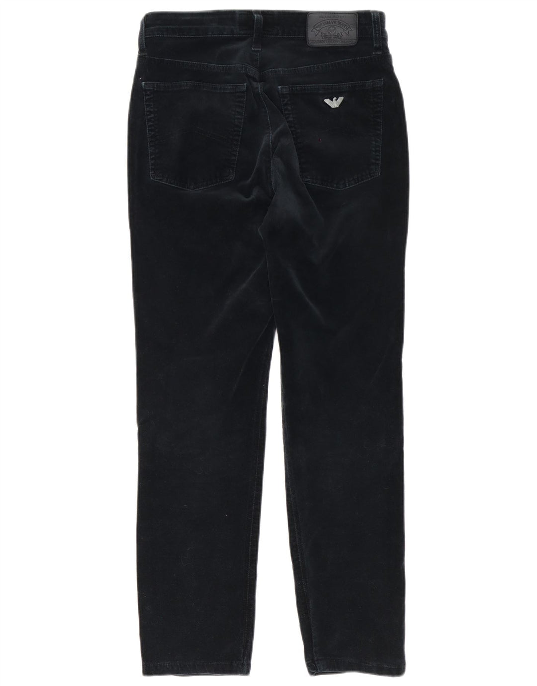 Armani Womens Slim Casual Trousers W32 L29 Black