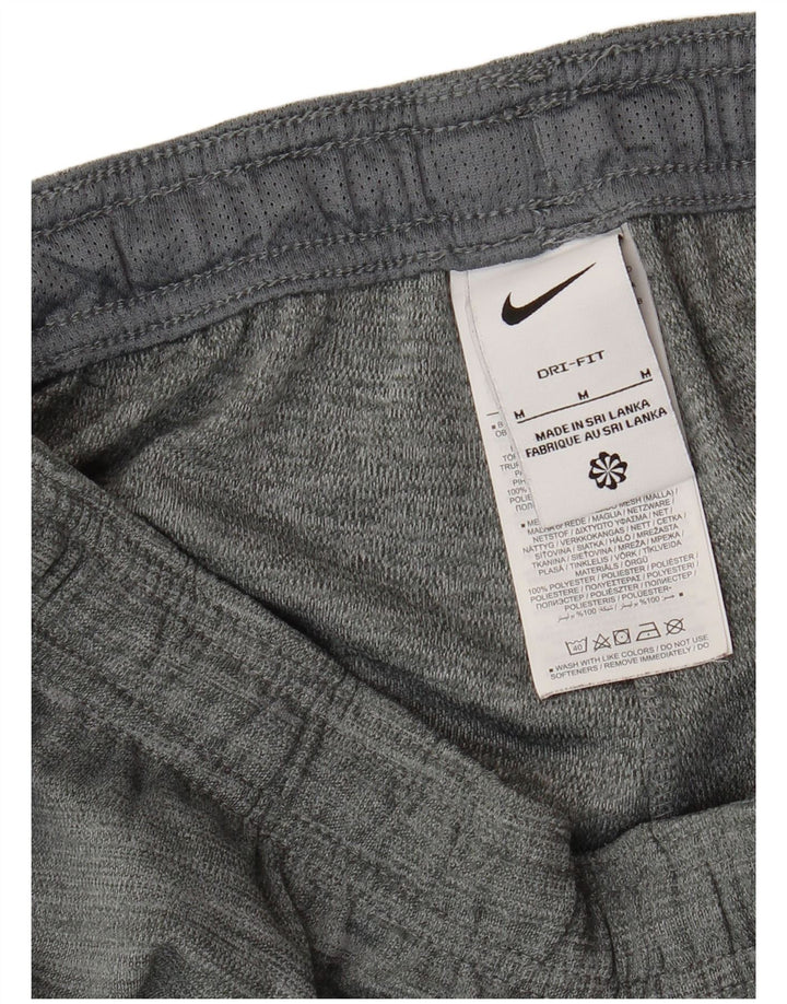 NIKE Mens Dri Fit Tracksuit Trousers Medium  Grey Polyester