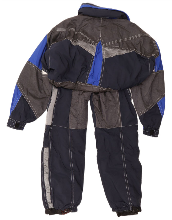 Colmar Mens Graphic Full Tracksuit IT 50 Medium Navy Blue Colourblock