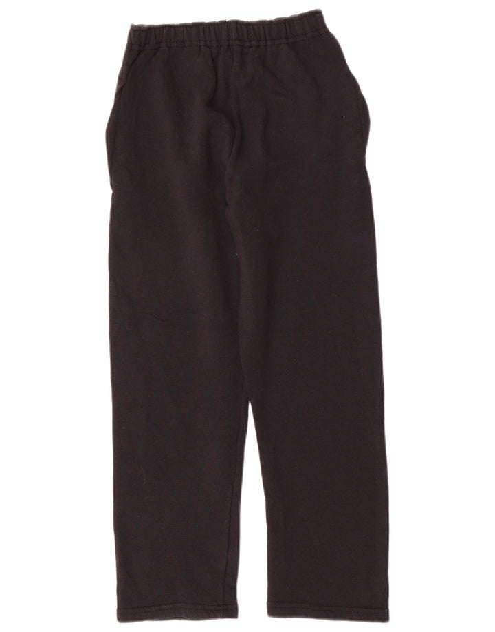 RUSSELL ATHLETIC Boys Tracksuit Trousers 13-14 Years Medium Black Cotton