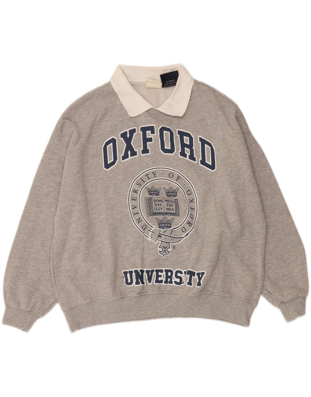 CONVERSE Womens Oversized Sweatshirt Jumper UK 10 Small Grey