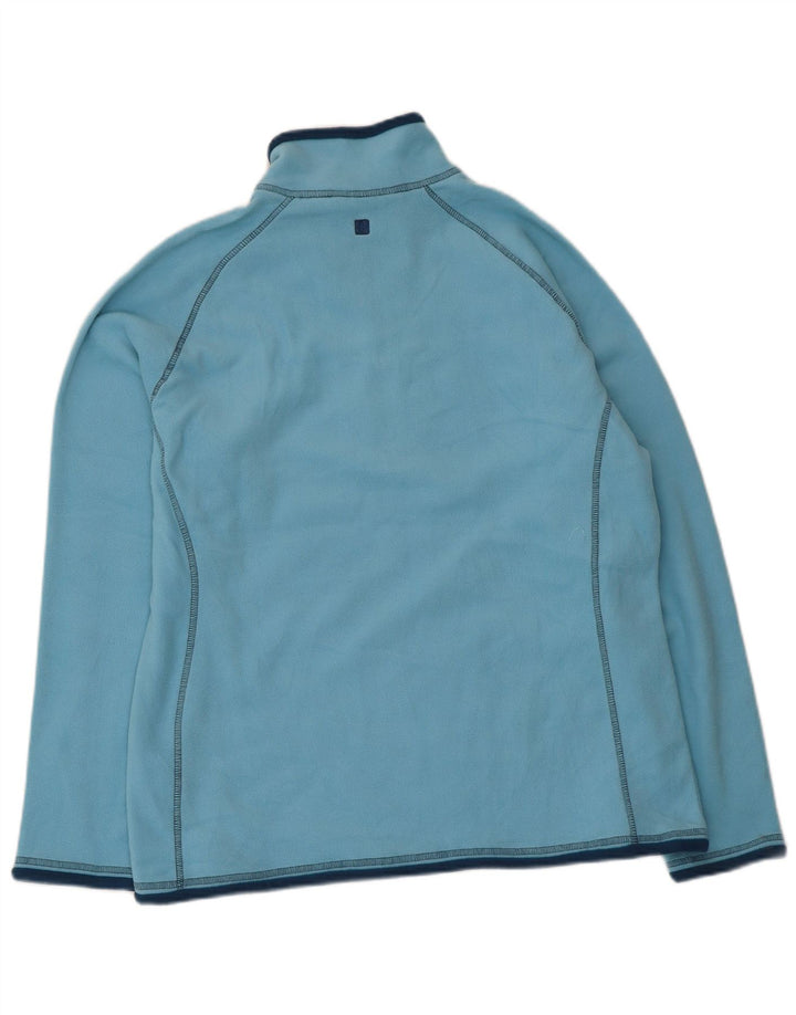 Mountain Warehouse Womens Zip Neck Fleece Jumper IT 44 Medium Blue