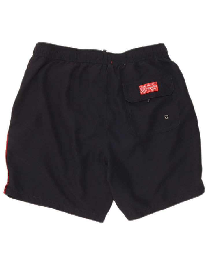 Superdry Mens Sport Shorts Large Black Polyester