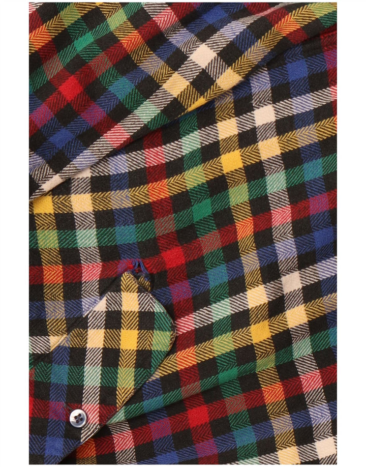 Desiree Mens Flannel Shirt Size 16 Large Multicoloured Check