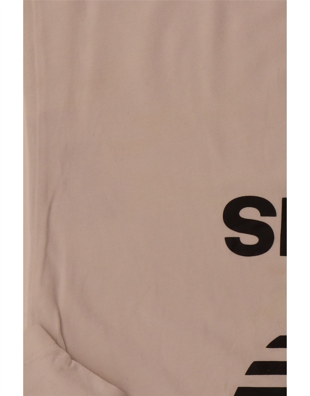 ADIDAS Womens Graphic T-Shirt Top UK 10 Small White Cotton