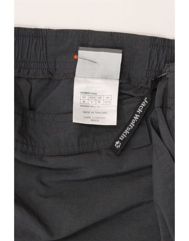 Jack Wolfskin Womens Skort UK 12/ 14 Medium Grey Polyamide
