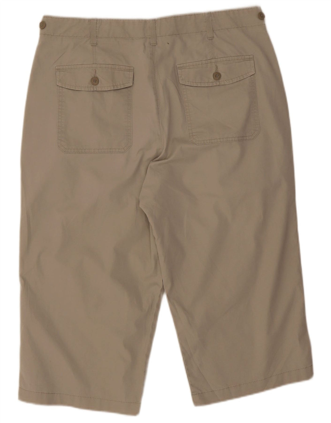 Marks & Spencer Mens Blue Harbour Bermuda Shorts W34 Large Beige Cotton