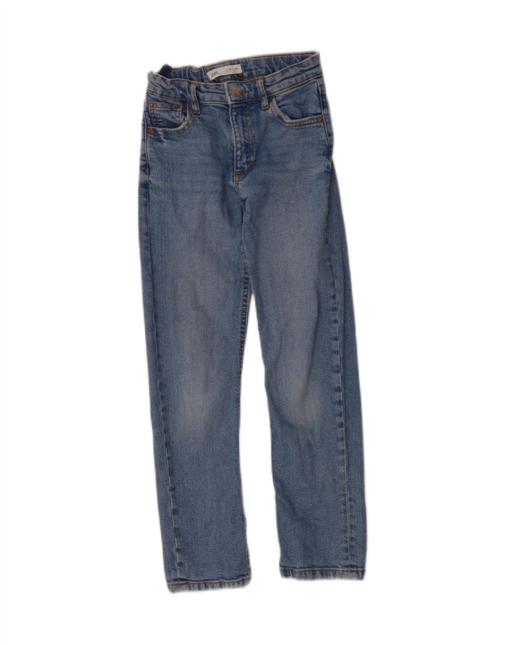 ZARA Boys Straight Jeans 9-10 Years W24 L26 Blue Vintage Zara and Second-Hand Zara from Messina Hembry 