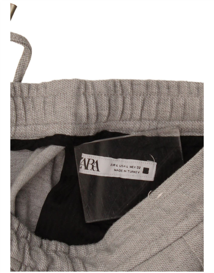 Zara Mens Sport Shorts Large  Grey