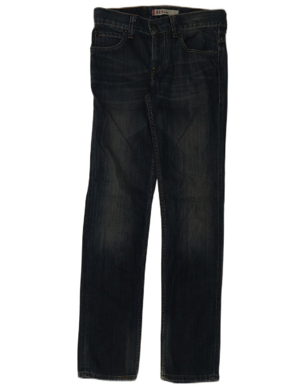 Levi's Mens 511 Slim Jeans W31 L34 Navy Blue Cotton
