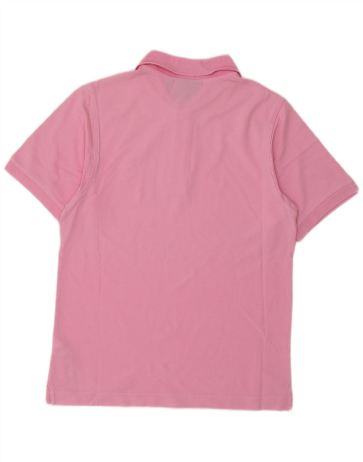 Lotto Mens Polo Shirt Small Pink Cotton