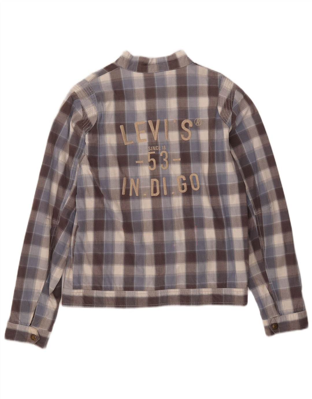 Levi's Boys Graphic Bomber Jacket 13-14 Years Blue Check
