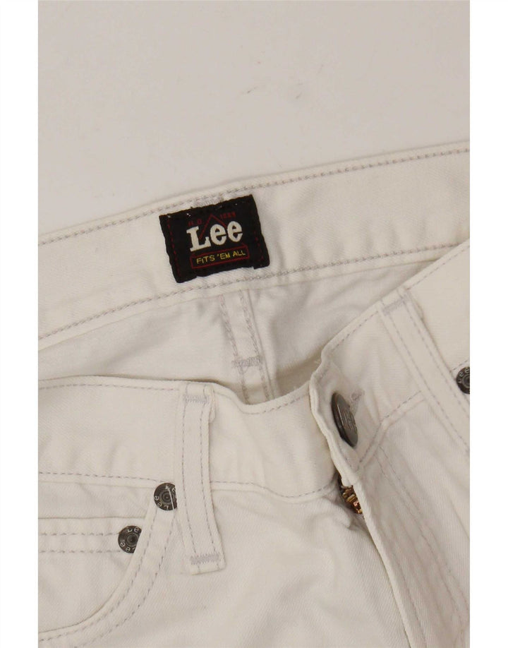 Lee Womens Bootcut Casual Trousers W28 L28 White