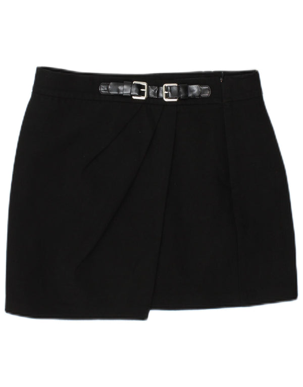 Zara Womens Mini Skirt Small W27 Black Polyester