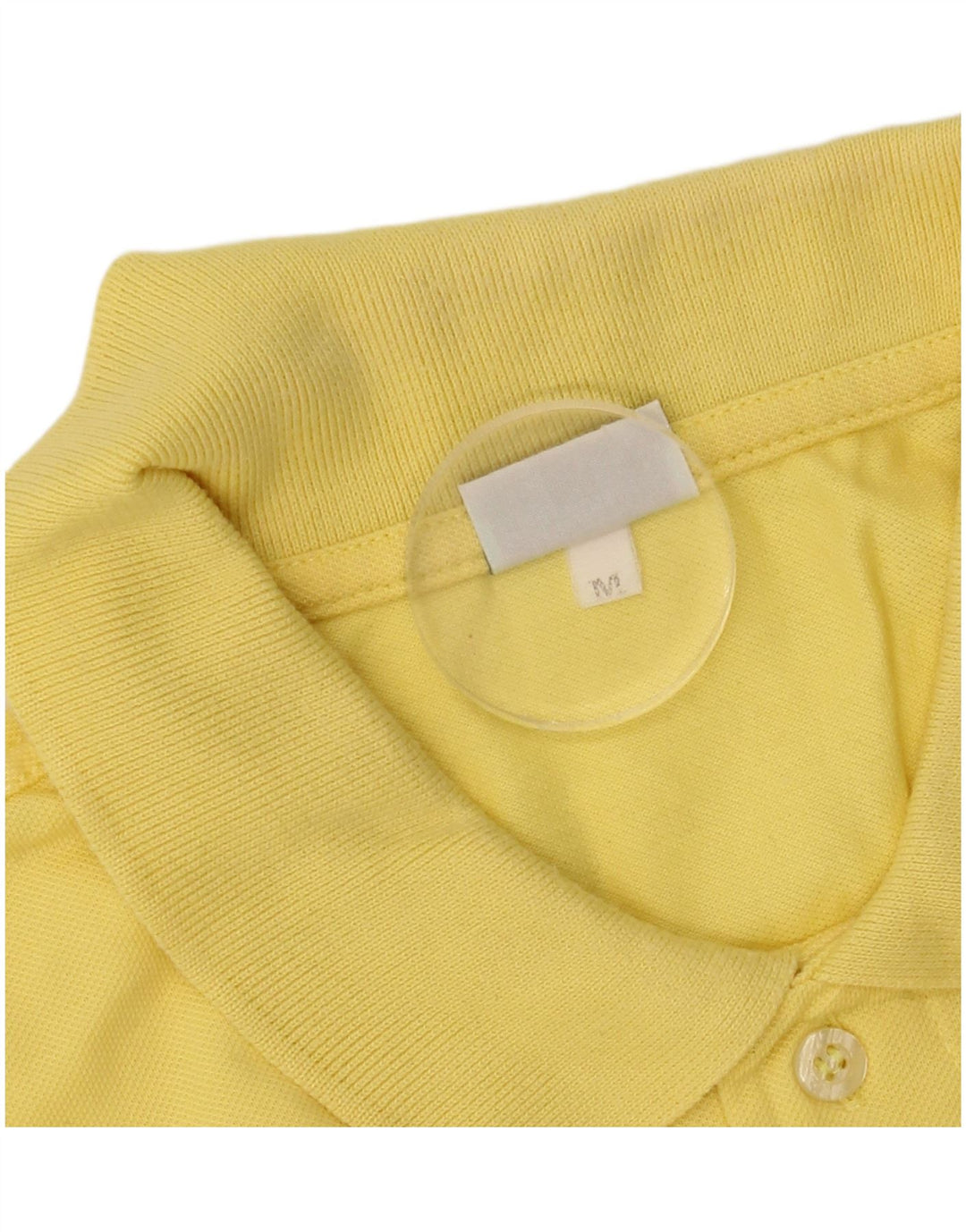 Diadora Mens Polo Shirt Medium Yellow Cotton