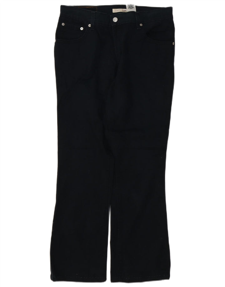 LEVI'S Womens 550 Relaxed Fit Bootcut Jeans US 8 Medium W32 L28 Black