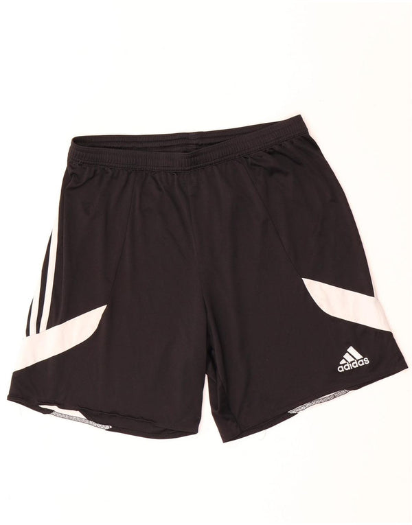 Adidas Mens Climalite Sport Shorts Large Black Colourblock