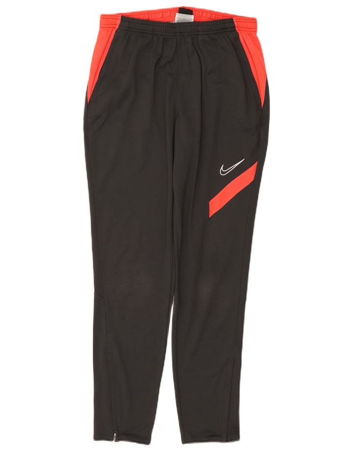 NIKE Mens Dri Fit Tracksuit Trousers Medium  Grey Colourblock Polyester