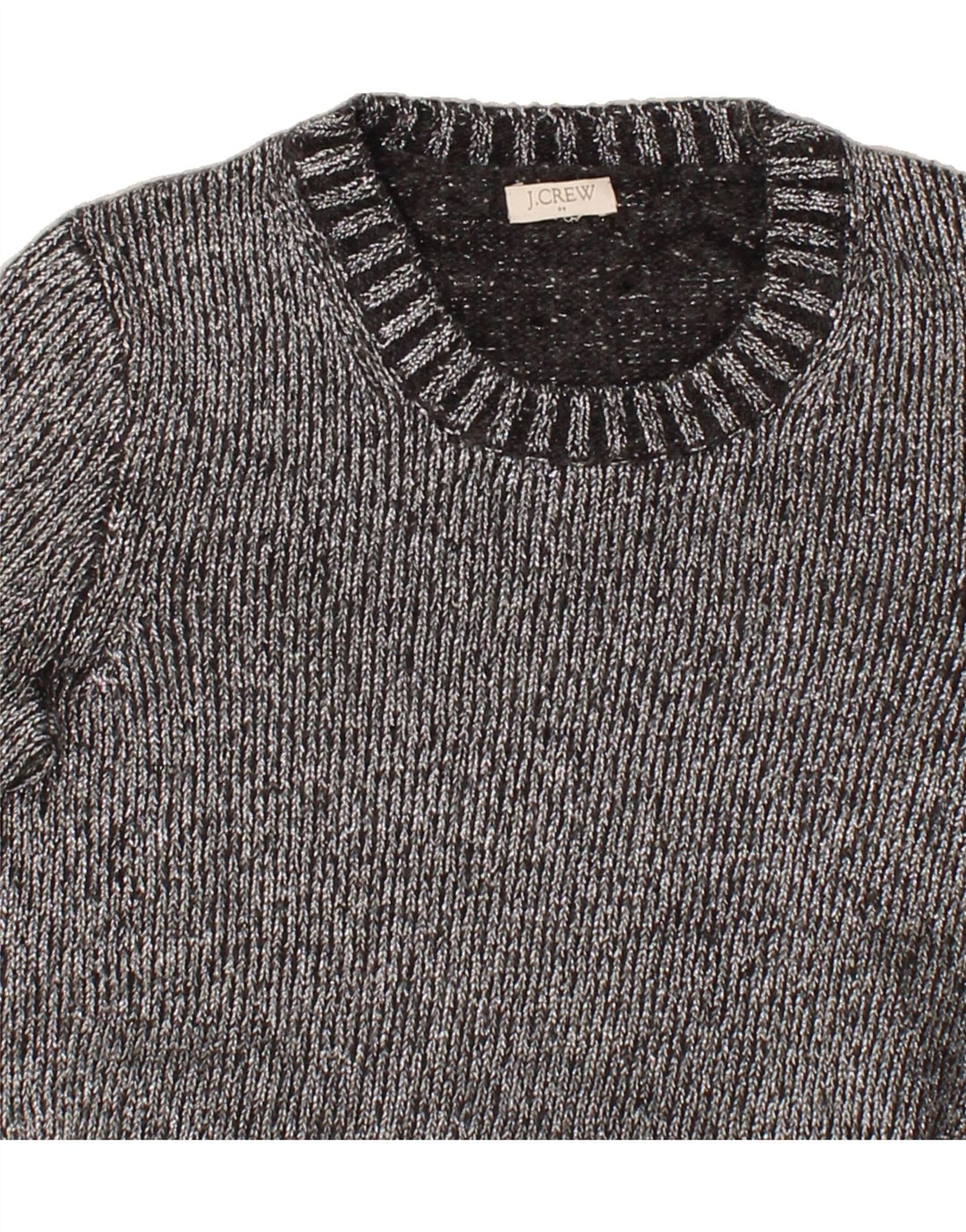 J. CREW Womens Crew Neck Jumper Sweater UK 10 Small Grey Wool Vintage J. Crew and Second-Hand J. Crew from Messina Hembry 
