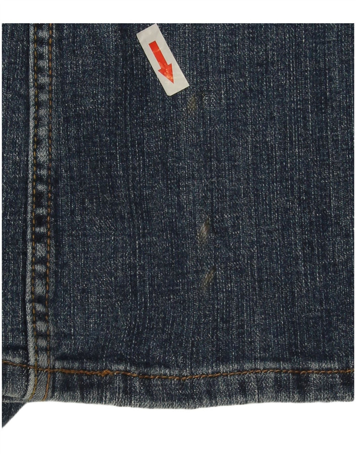 LEVI'S Womens 518 Super Low Bootcut Jeans US 5 Medium W28  L31 Blue Cotton