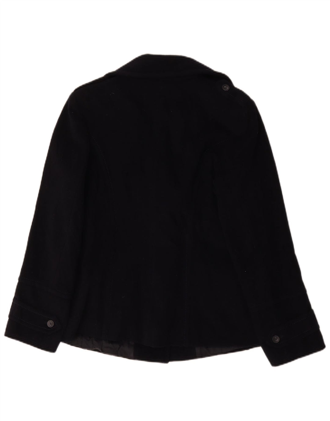 Marina Rinaldi Womens 2 Button Blazer Jacket Size 19 Small Navy Blue