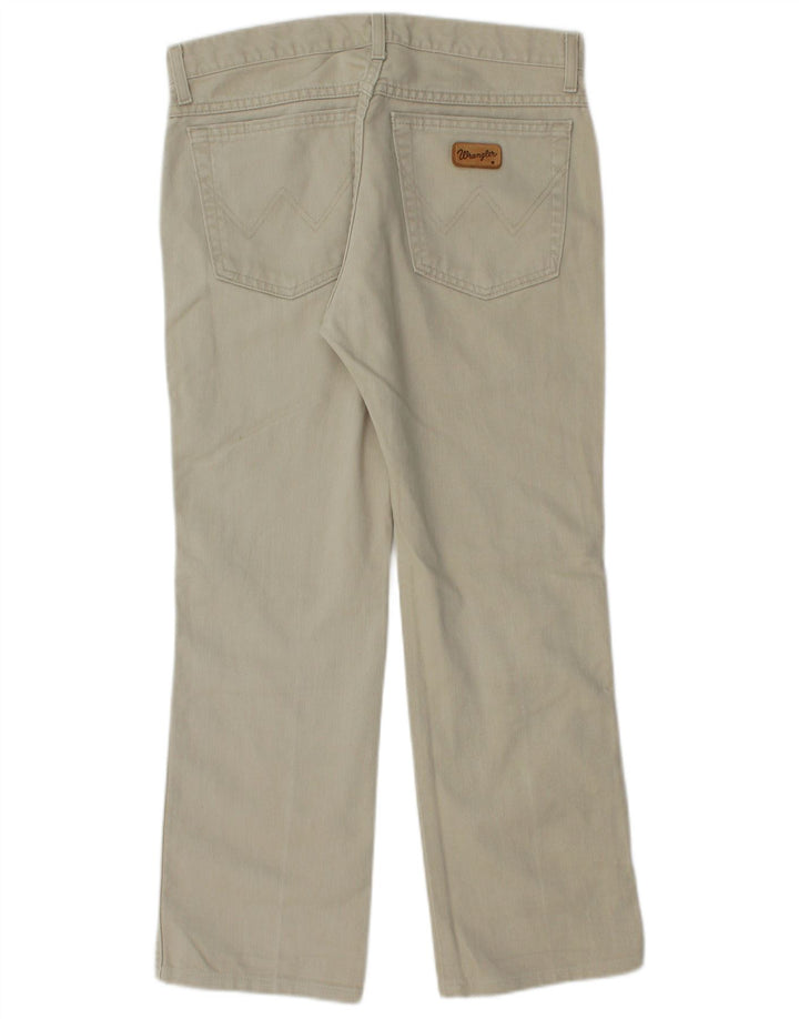 WRANGLER Mens Texas Straight Casual Trousers W32 L27 Beige Cotton