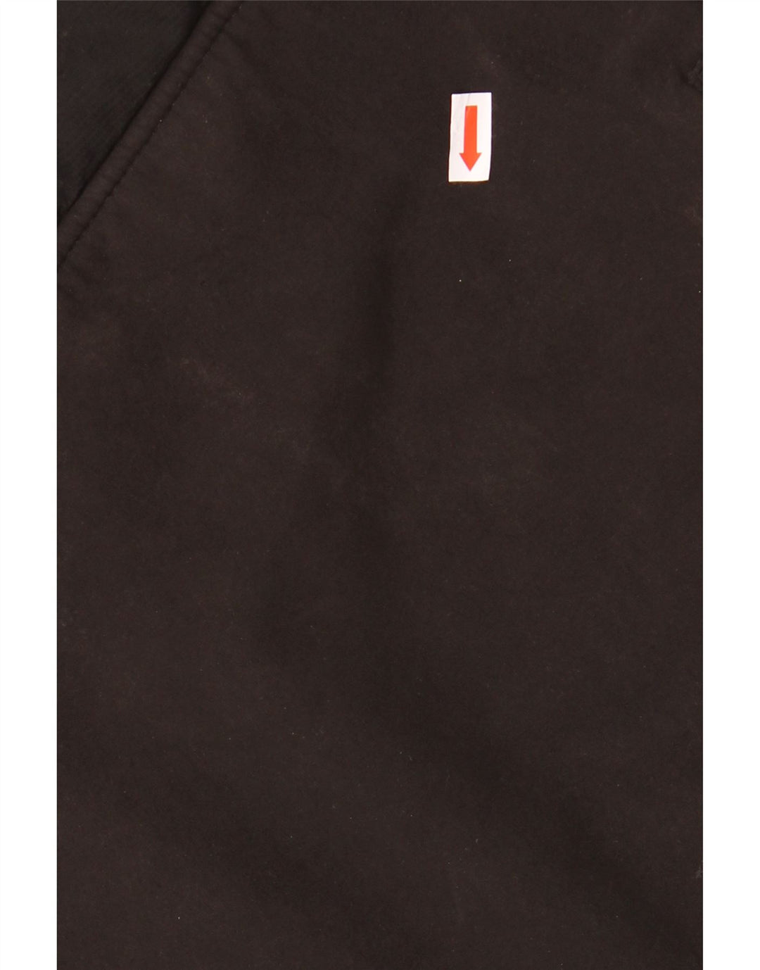 NAUTICA Mens Zip Neck Hoodie Jumper Medium Black Polyester