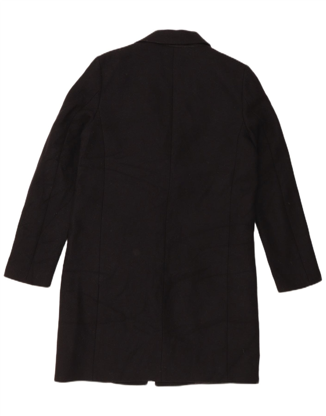 ZARA Womens Overcoat UK 14 Medium Black