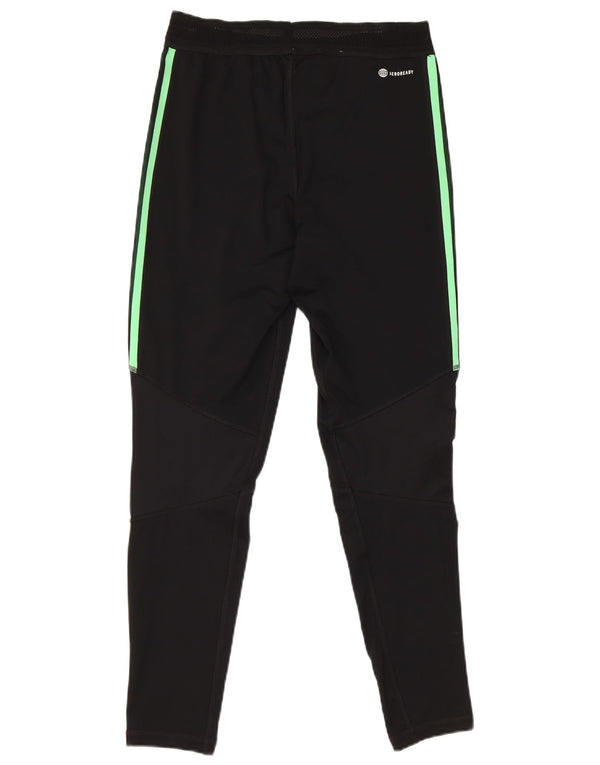 Adidas Mens Real Madrid Tracksuit Trousers Small Black Polyester
