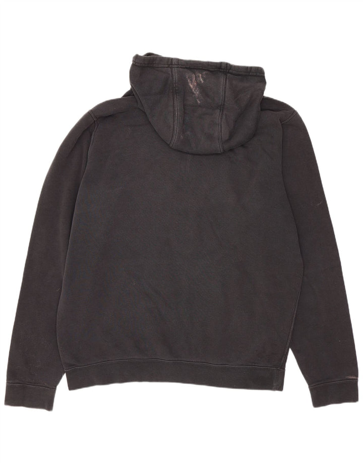 Nike Mens Hoodie Jumper Medium Black Cotton