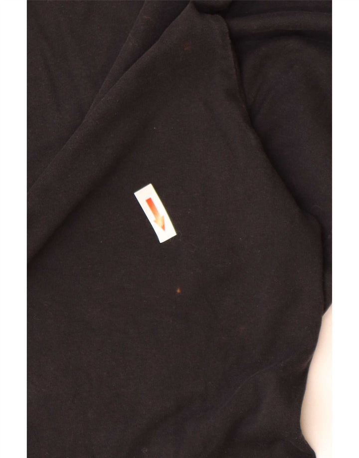 Puma Mens T-Shirt Top Medium Black Cotton