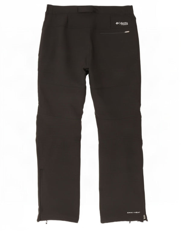 Columbia Mens Titanium Ski Trousers Large Black Polyester