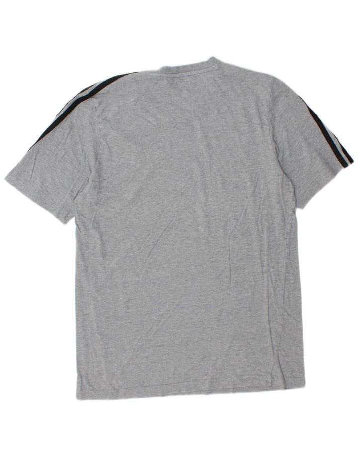 ADIDAS Mens T-Shirt Top Medium Grey Flecked
