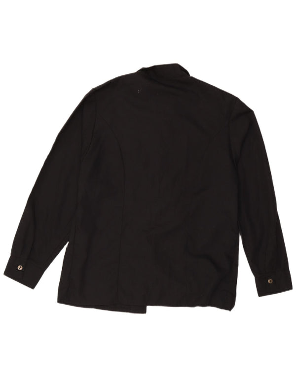 Mary Coppinger Mens Shirt Medium Black Polyester