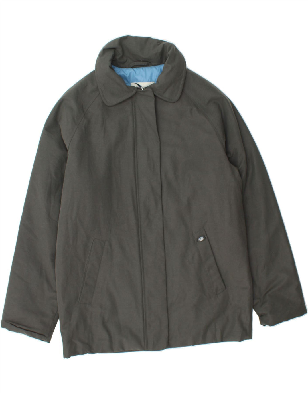SERGIO TACCHINI Womens Loose Fit Windbreaker Jacket UK 10 Small Grey Vintage Sergio Tacchini and Second-Hand Sergio Tacchini from Messina Hembry 