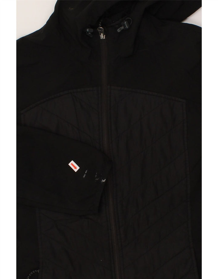 EDDIE BAUER Womens Hooded Windbreaker Jacket UK 16 Large Black Vintage Eddie Bauer and Second-Hand Eddie Bauer from Messina Hembry 