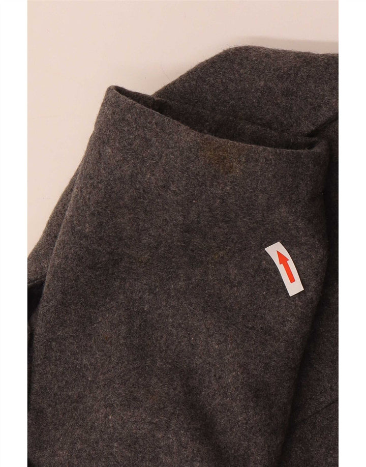 John Rocha Mens Pea Coat UK 38 Medium Grey Wool