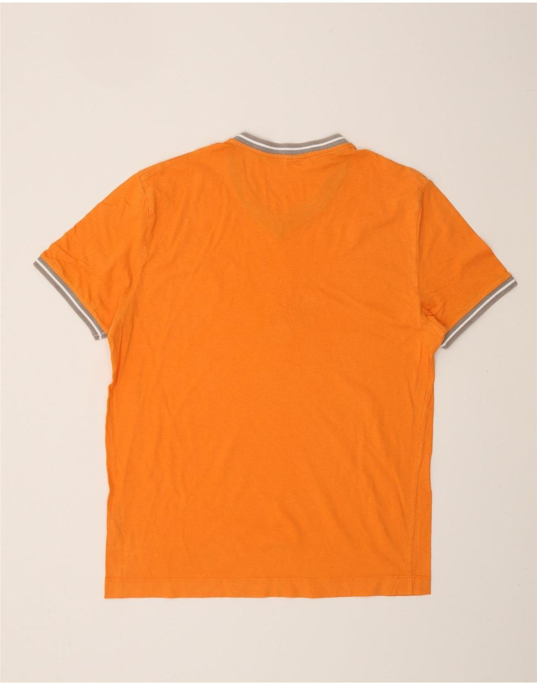 FILA Mens Graphic T-Shirt Top XS Orange Cotton