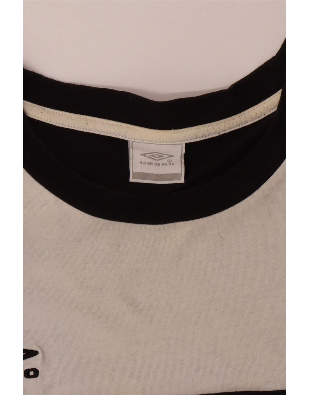 UMBRO Mens T-Shirt Top XL Black Colourblock Cotton