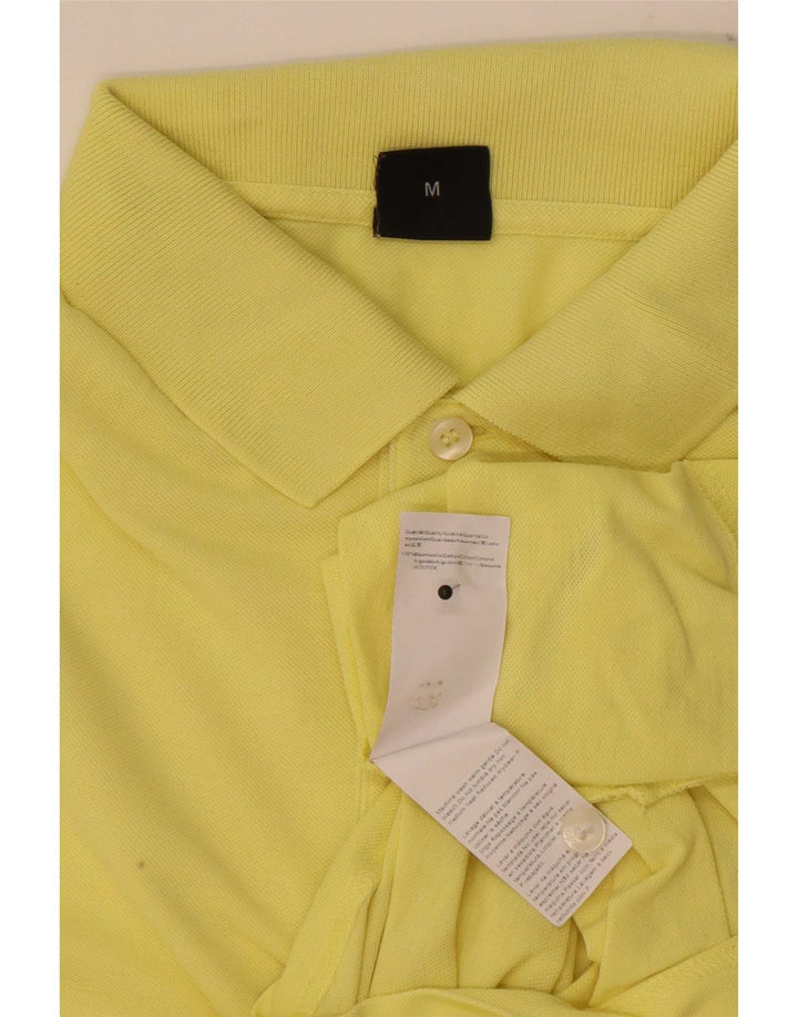 Hugo Boss Mens Polo Shirt Medium Yellow Cotton