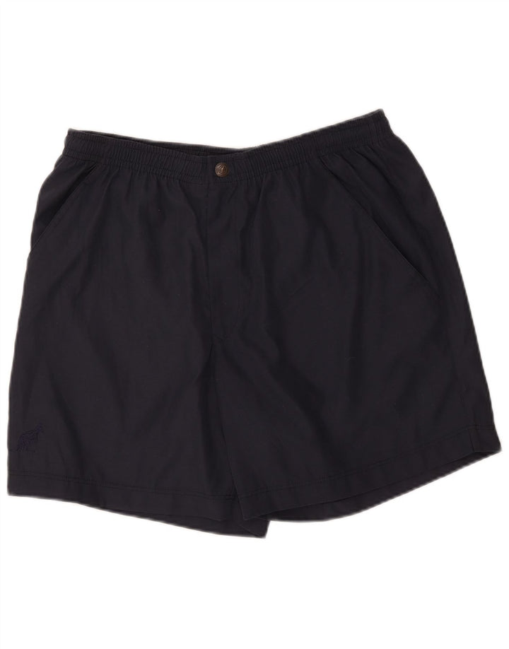 AUSTRALIAN L'ALPINA Mens Chino Shorts IT 54 2XL W42  Navy Blue Polyester