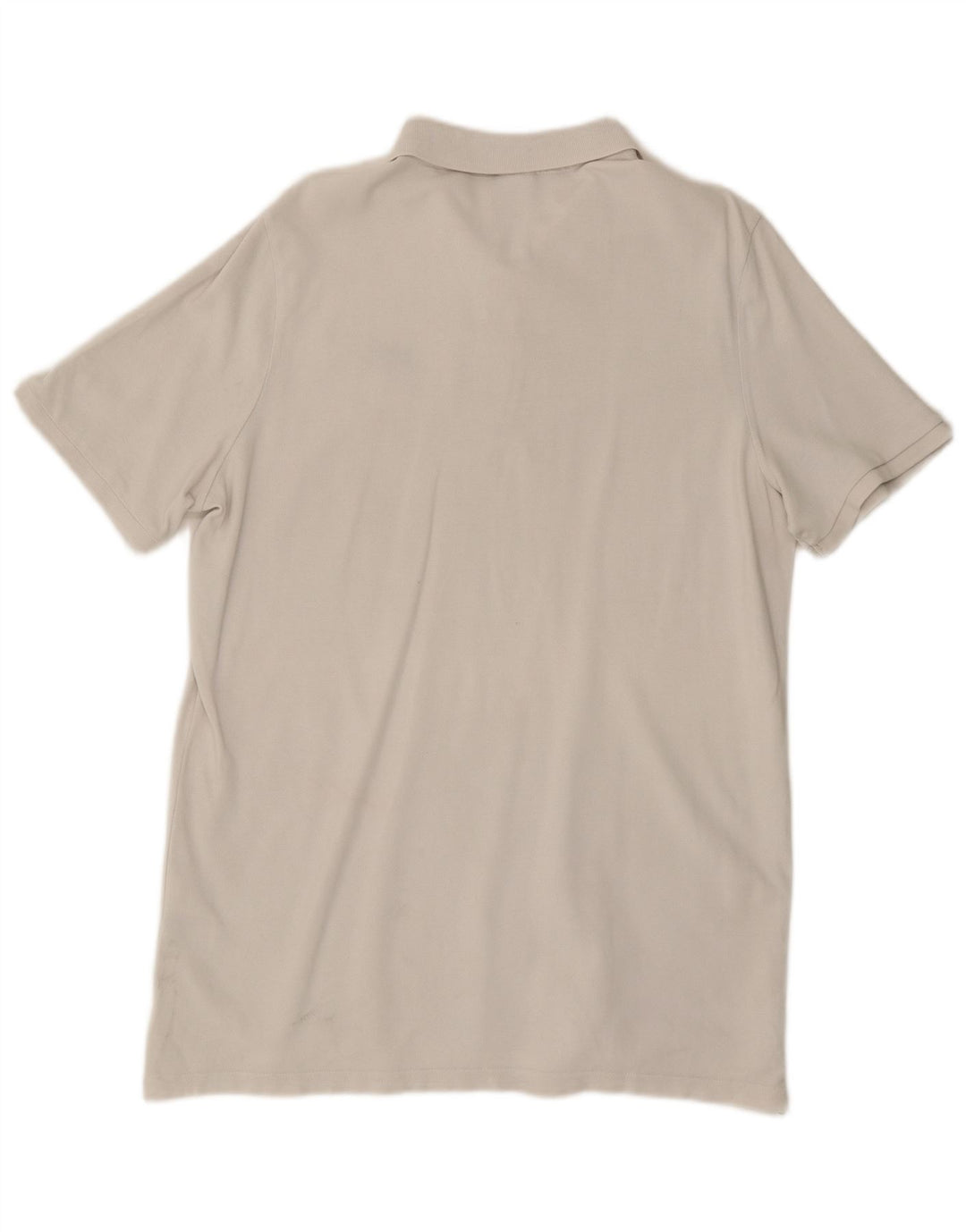 NIKE Mens Polo Shirt XL White Cotton