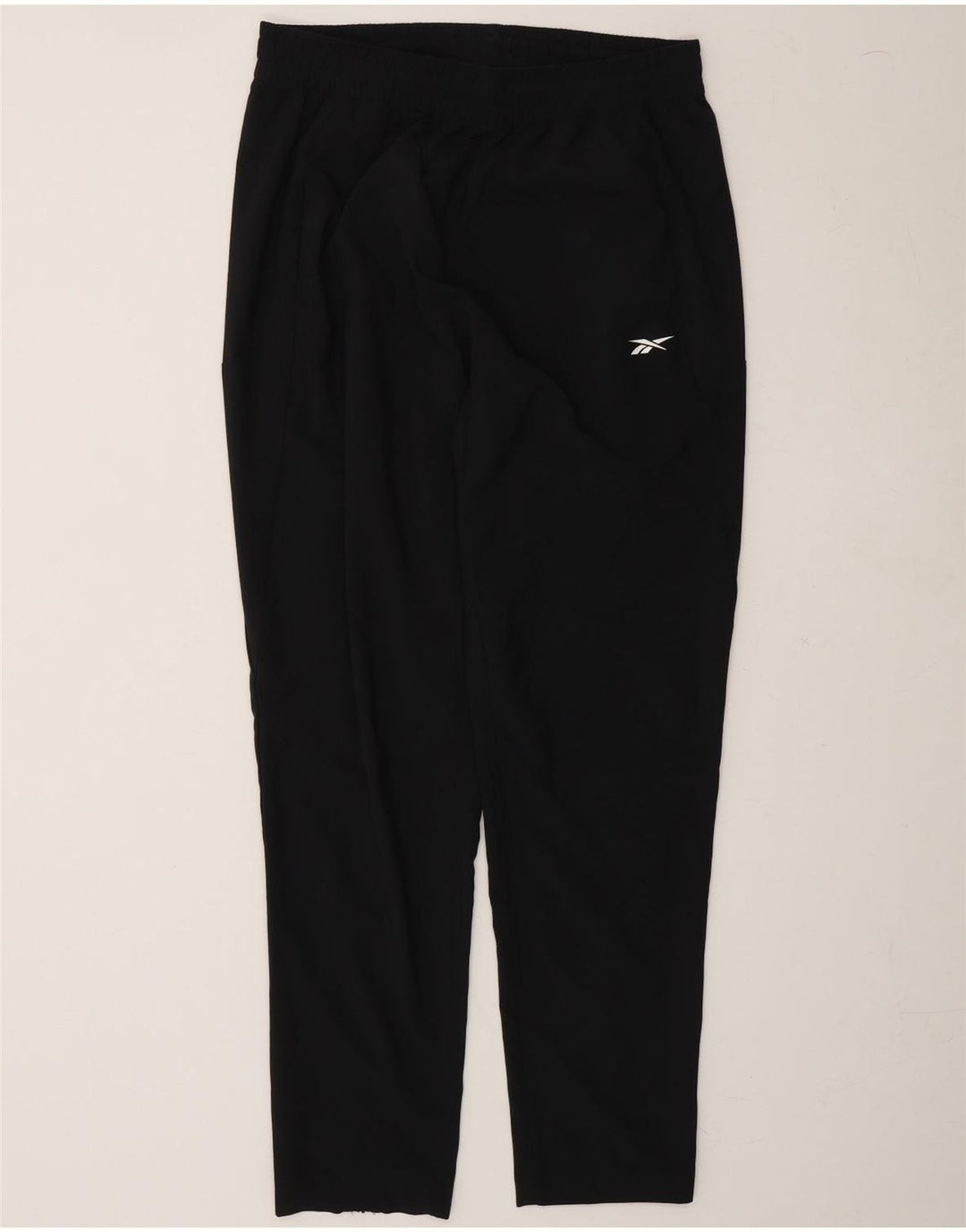 REEBOK Mens Tracksuit Trousers Medium Black Polyester Vintage Reebok and Second-Hand Reebok from Messina Hembry 