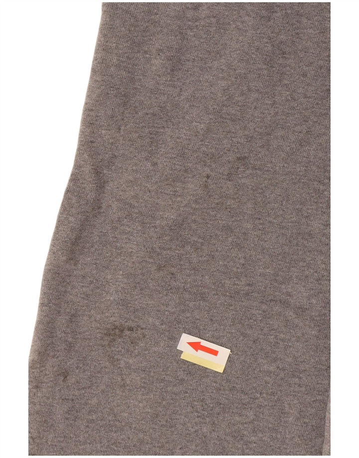 CONVERSE Mens Tracksuit Trousers Joggers Large Grey Cotton