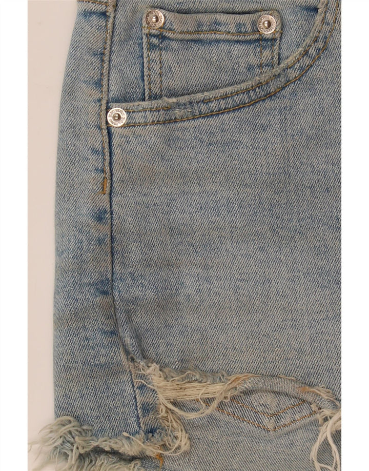 Zara Womens Denim Shorts EU 38 Small W28 Blue