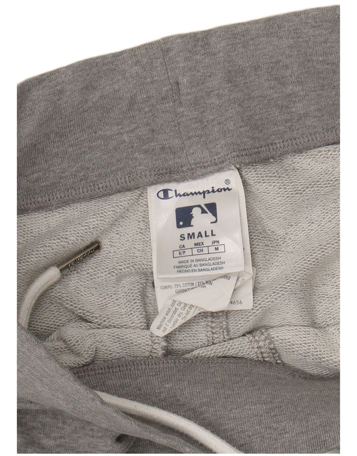 Champion Womens Tracksuit Trousers Joggers UK 10 Small  Grey Cotton