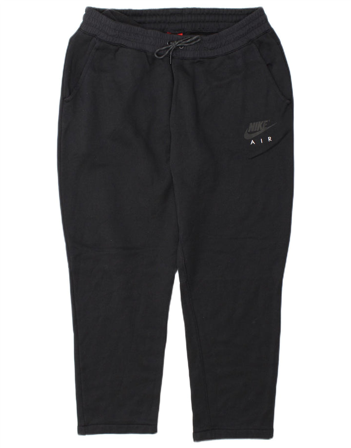 Nike Mens Tracksuit Trousers Large  Black Cotton