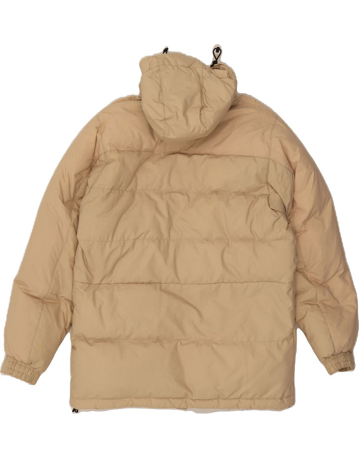 INVICTA Mens Hooded Padded Jacket UK 38 Medium Beige Polyamide Vintage Invicta and Second-Hand Invicta from Messina Hembry 