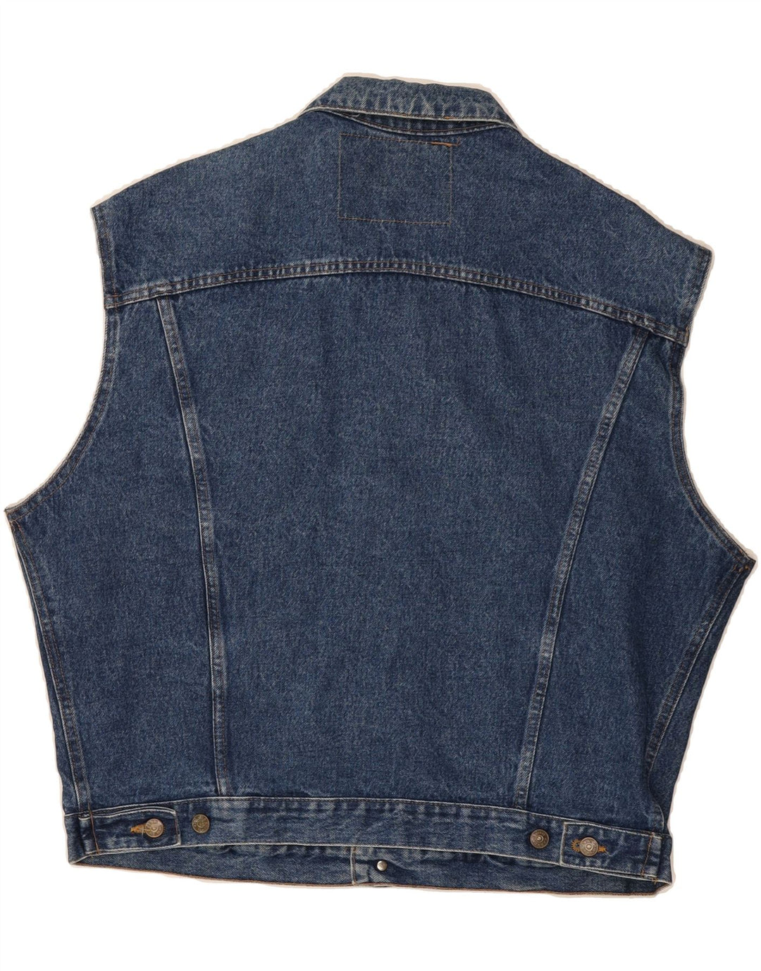 CARRERA Mens Denim Gilet UK 40 Large Blue Vintage Carrera and Second-Hand Carrera from Messina Hembry 